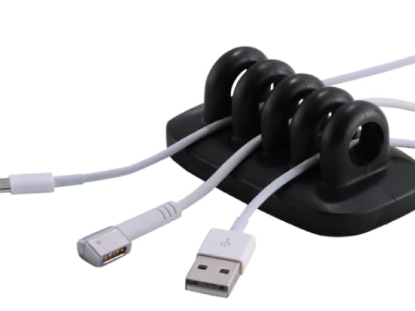 monoco black weighted cord holder