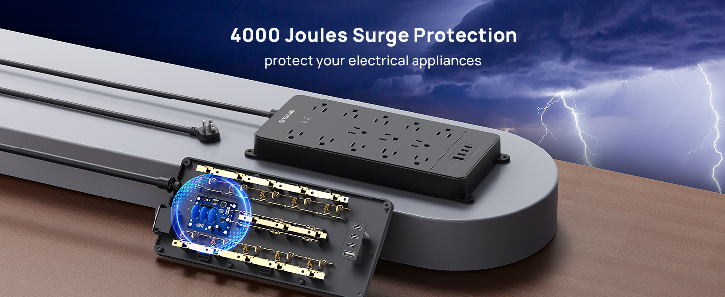 4000 Joules Surge Protector
