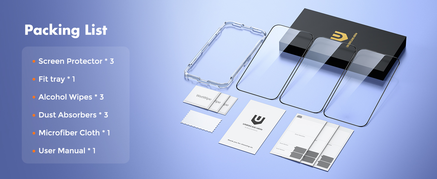 iphone 16 screen protector 3pack