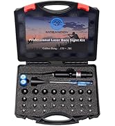 MOSANDON Professional Laser Barrel Sighter Kit with 30 Adapters, Upgraded Full Caliber Adapters L...