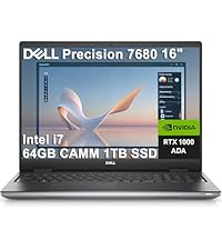 Dell Precision 7000 7780 Mobile Workstation Laptop, NVIDIA RTX A1000 6GB, 32GB CAMM DDR5 RAM, 17.3