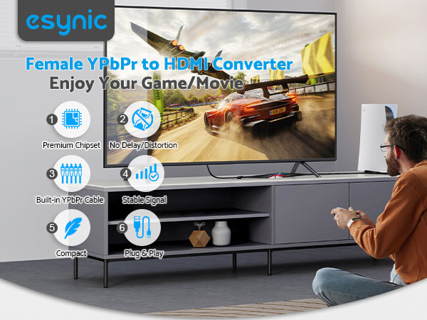 ypbpr to hdmi converter