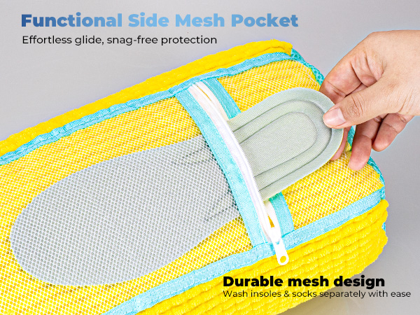 shoe washing bag