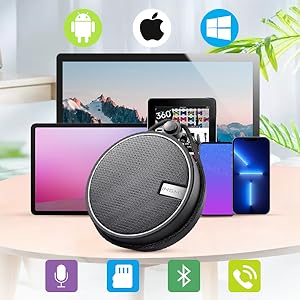 black shower speaker