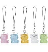 BEEFLYING 4-8 Pcs Phone Charms Aesthetic Y2K Cute Animal Charm Straps Cell Phone Pendants Accesso...