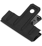 Coideal Black Large Bull Clips Thickened, 10 Pcs 3 Inch Long Metal Binder Paper Clip Clamps for O...