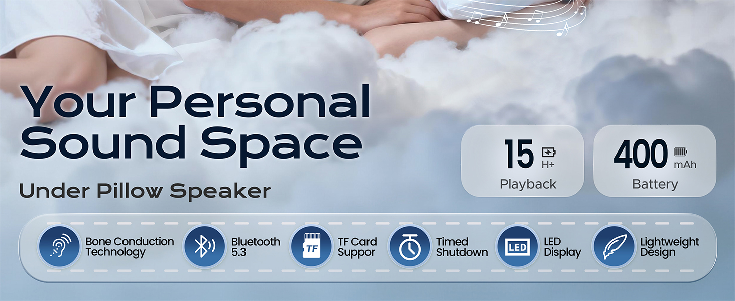 bluetooth pillow speaker