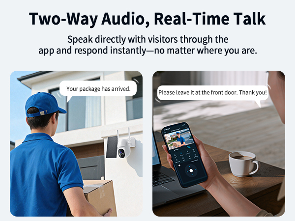 Real time two-way talk