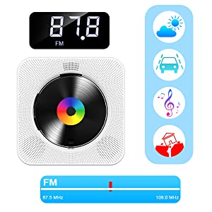 CD Player with FM Radio for Home 