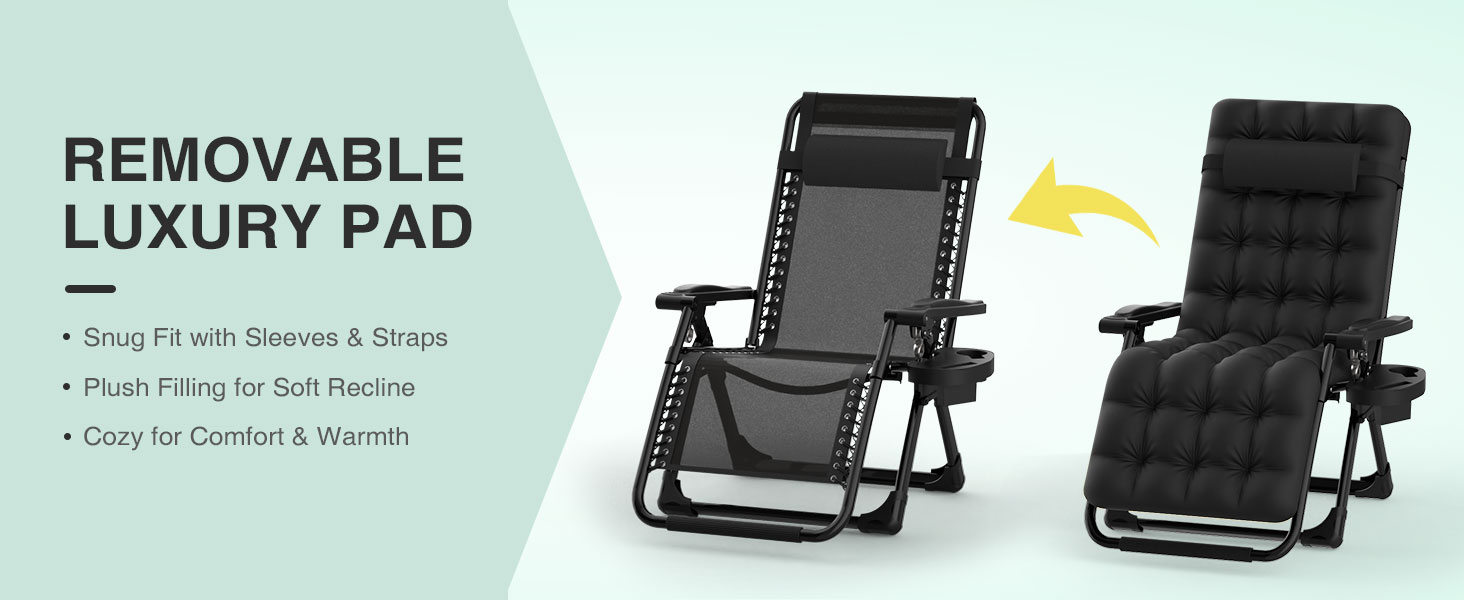 zero gravity lounge chair outdoor recliner chair anti gravity chair for patio lawn outdoor camping