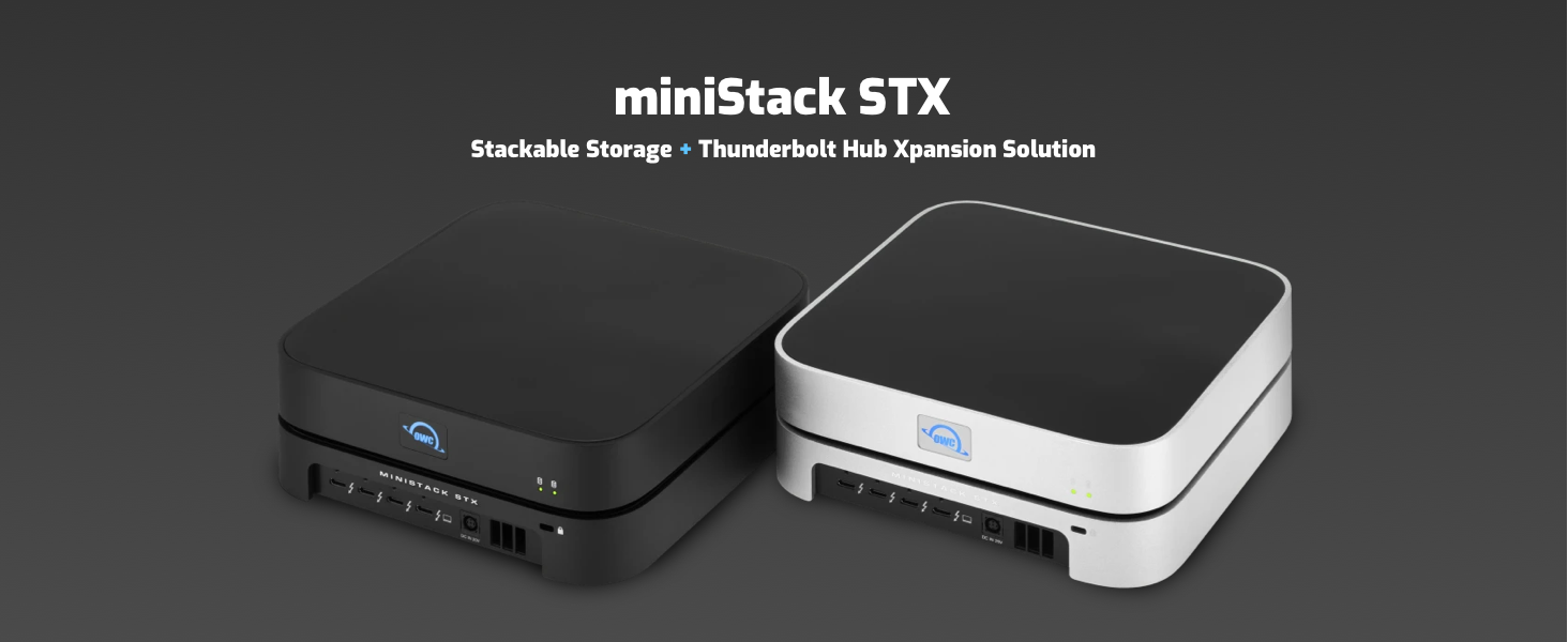 MAC MINI EXTERNAL STORAGE HARD DRIVE BACKUP RAID SOFTRAID DOCK USB4 THUNDERBOLT USB NVME SSD PCIE 