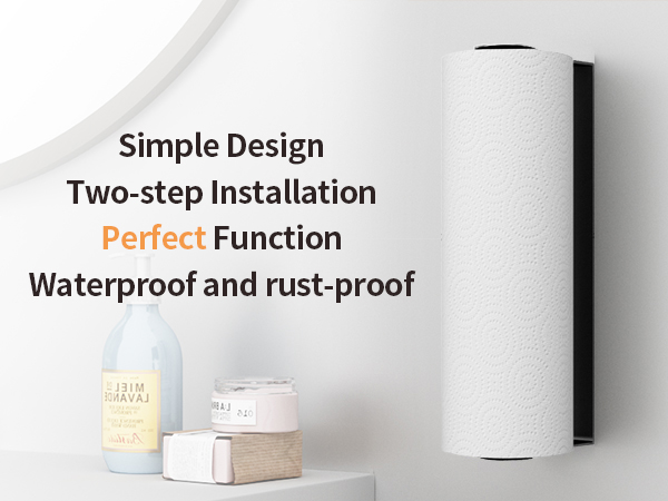 Paroto Paper Towel Holder Under Cabinet