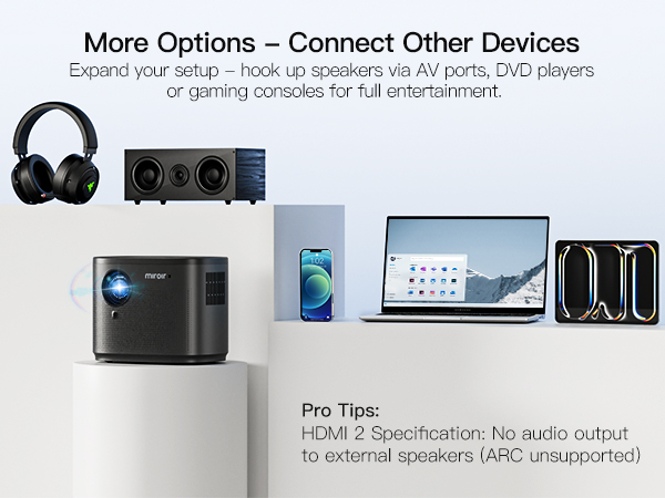 projector 1080p HD home theater outdoor movie portable projectors mini small video projector