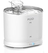 PGID Cordless Cat Water Fountain for Drinking, 5000mah Battery Operated Pet Dog Water Fountain, 7...