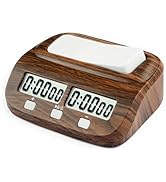 Mulcort Chess Clock Digital Chess Timer with Delay and Bonus Professional for Board Games Timer W...