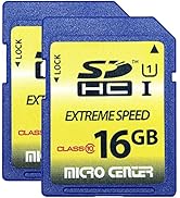 16GB Class 10 SDHC Flash Memory Card Standard Full Size SD Card USH-I U1 Trail Camera Memory Card...