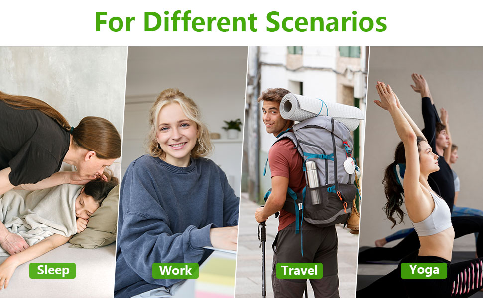For different scenarios