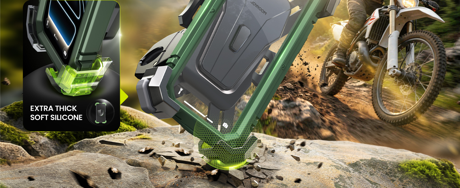 Phone mount for motorcycle