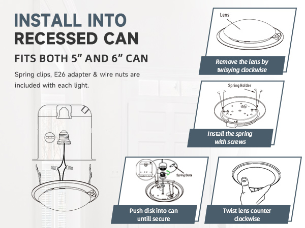 6 inch led recessed lighting