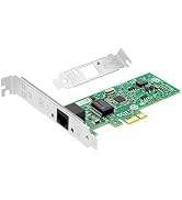 Buacoz PCIe Gigabit Network Card,PCI-E X1 RJ45 Single Port NIC Card,with Intel 82574 Chip Etherne...