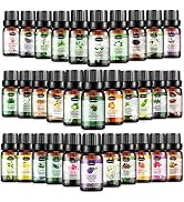 Essential Oils Set, Aromatherapy Essential Oil Kit for Diffuser, Humidifier, Massage, Skin Care (...