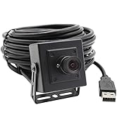 ELP 3.6mm Lens 1MP Mini HD USB Camera with Metal Case for Computer,720P 30fps Mini UVC USB2.0 Vid...