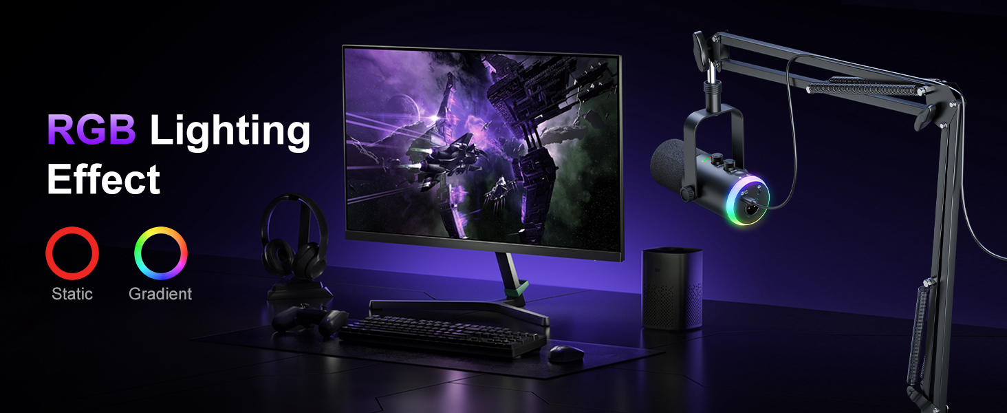 Dynamic Gaming Microphone