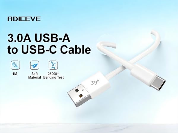 usb a to c cable