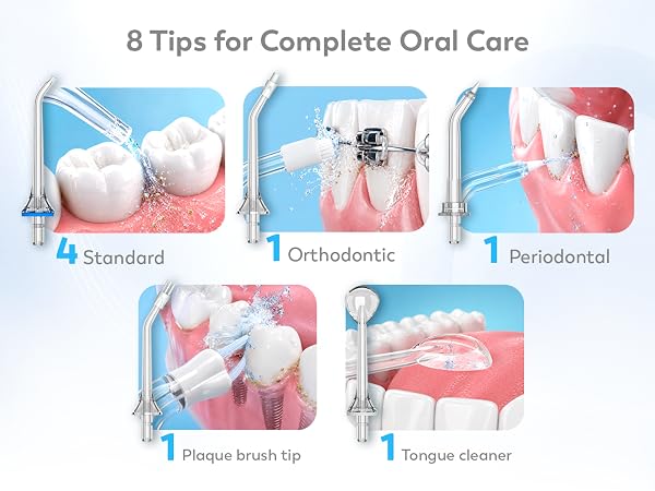 portable dental irrigator rechargeable oral cleaner