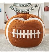 Sports Football Bean Bag Chair - Giant Bean Bag Chairs for Adults and Kids - Bean Bag Sofa Couch ...