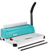 Spiral Binding Machine, 21-Hole, 450 Sheets Capacity, Punch up to 15 Sheets, Comb Binding Machine...