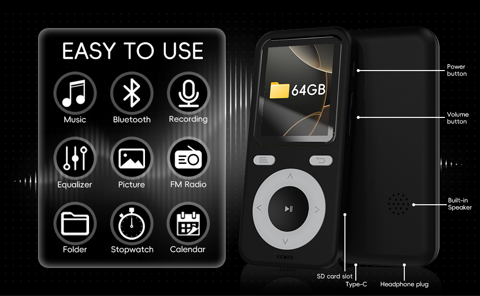 mp3 players portable mp3 players kids mp3 player with bluetooth mp3 player with bluetooth mp3