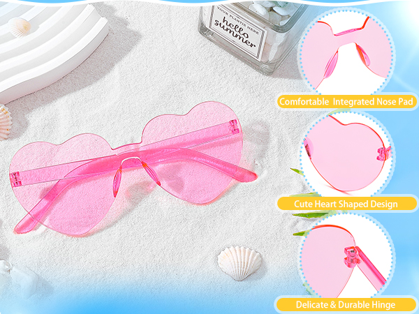 heart sunglasses bulk