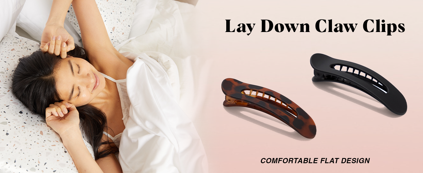 flat hair clips