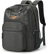 ZORFIN 26L Backpack for School, College, and Travel: Water Resistant Bookbag with 8 Compartments ...