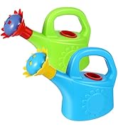 TOYANDONA 2PCS Watering Can Toys, Interesting Plastic Watering Can Toys Play House Garden Waterin...