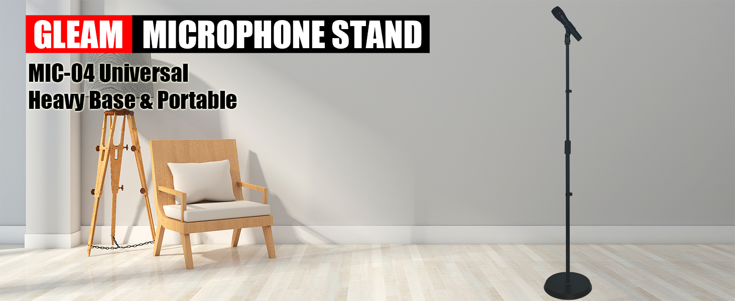 GLEAM Microphone Stand