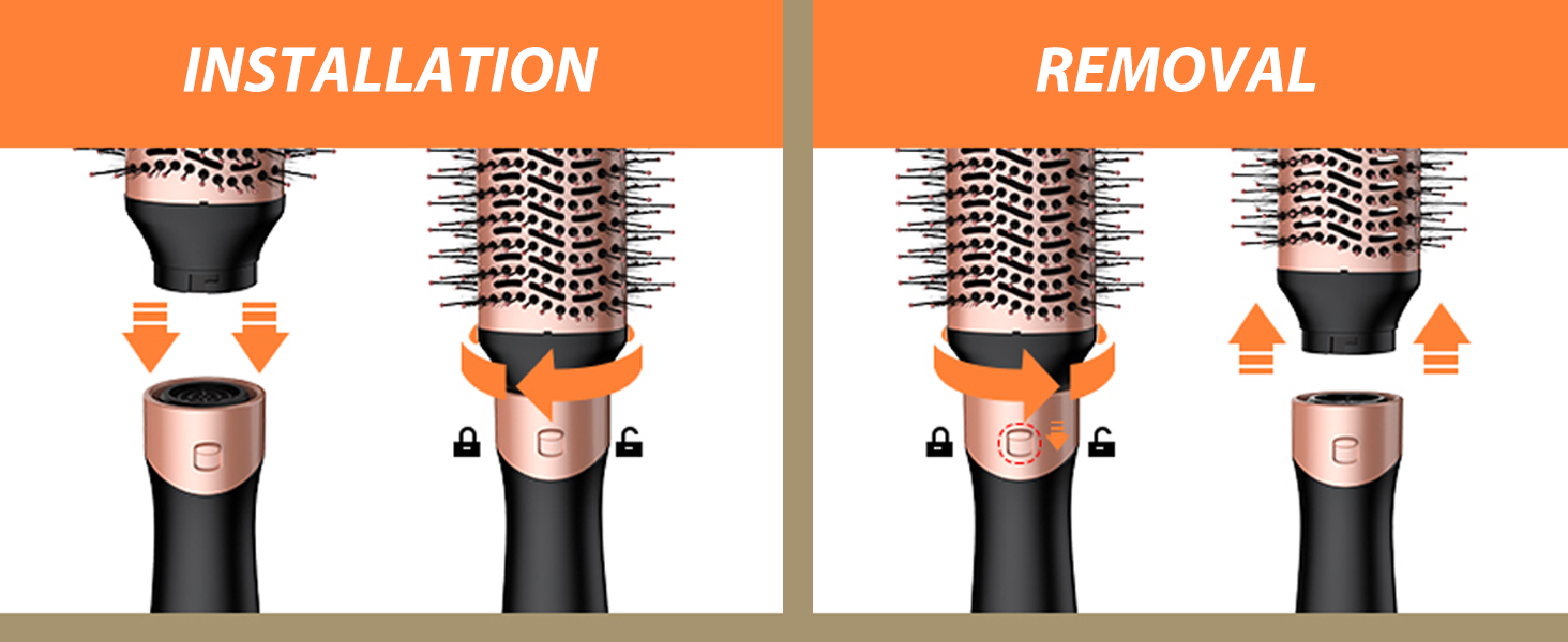 hair straightener brush