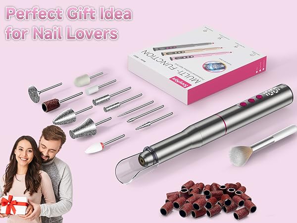 Cordless Nail Dremel Nail Drill Kit is A Thoughtfully Designed Gift Set for Nail Lovers