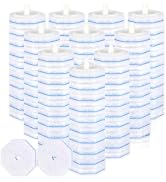 100 Count Disposable Toilet Wand Refills for Toilet Wand, 5X Cleaning Power Scrubber Refill, Repl...