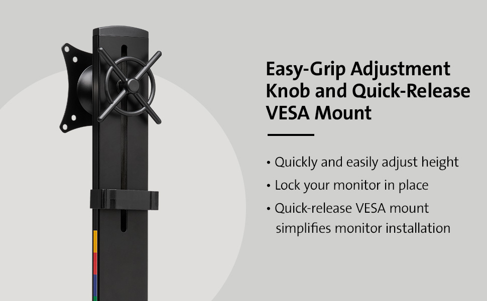 SmartFit Space-Saving Single Monitor Arm