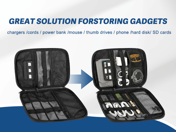 electronics organizer travel case