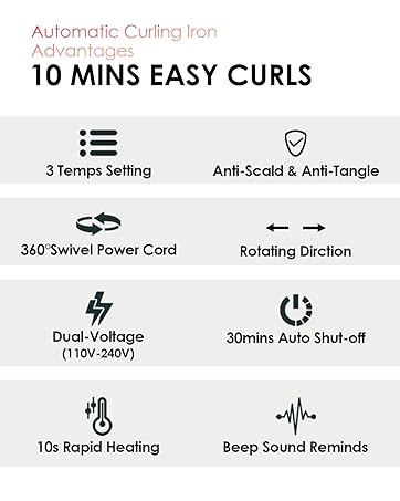 automatic curling wand