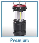 Lichamp 4 Pack LED Camping Lanterns, Battery Powered Lantern Flashlight COB Camp Light for Power ...