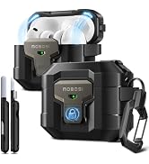 MOBOSI for AirPods Pro 3 Case 2025 with Drop-Proof Lock, Cleaning Kit &amp; Keychain, Compatible with...