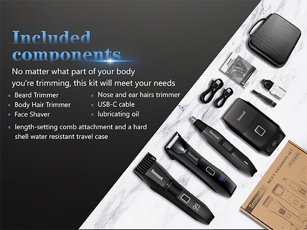 adjustable beard trimmer for men