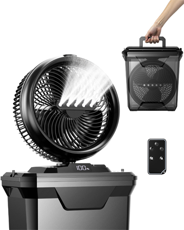 misting fan with tank