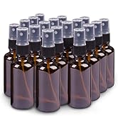 hmaimas Small Amber Glass Spray Bottles For Essential Oils, 2oz Empty Fine Mist Mini Spray Bottle...