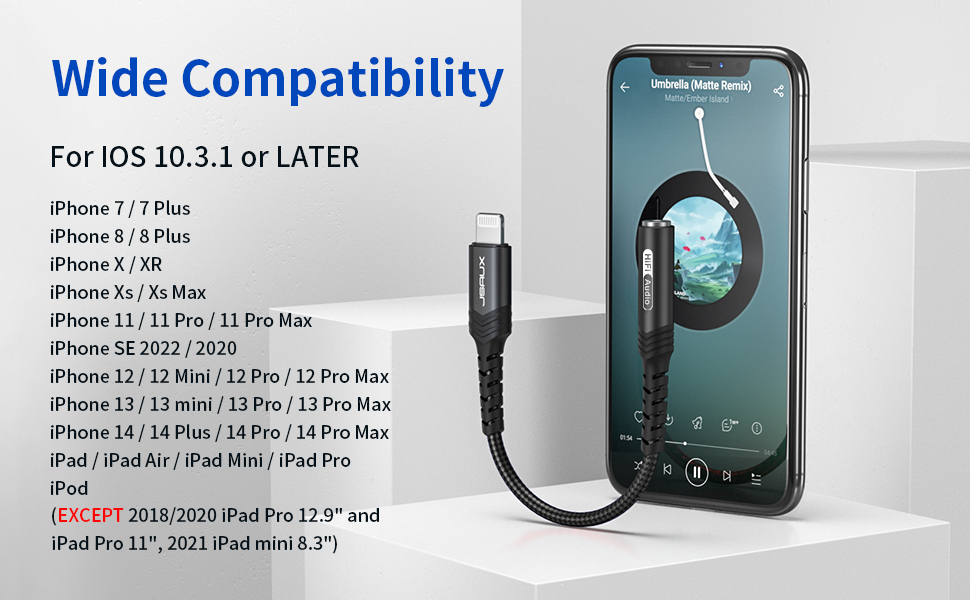 lightning to 3.5mm adapter