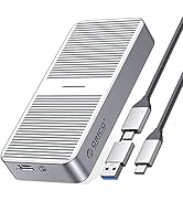 ORICO Upgraded M.2 NVME SSD Enclosure 40Gbps PCIe3.0x4 USB C Adapter, Aluminum NVME PCIe 2280 M-K...